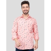 YHA - Peach 100% Cotton Regular Fit Mens Casual Shirt ( Pack of 1 ) - None