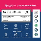 Carbamide Forte Melatonin 10mg Gummies for Better Sleep | Sleep Supplement - 60 Veg Gummies