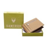 samtroh - PU BEIGE Mens Regular Wallet ( Pack of 1 ) - Beige