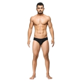 La Intimo Cotton Mens Briefs ( Black ) - 38