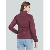 PPTHEFASHIONHUB - Polyester Maroon Puffer Pack of 1 - None