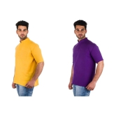 DESHBANDHU DBK Multi 100 Percent Cotton Kurta Pack of 2 - None