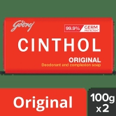 Cinthol Original Deodorant & Complexion Soap, 100 gm