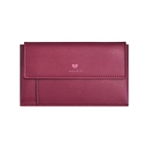 Walrus Maroon Faux Leather Purse - Maroon