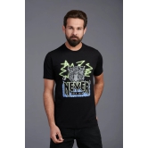 Never Been Seen Printed Black T-Shirt for Men S