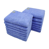 SOFTSPUN Microfiber Small Wipes 20x30 Cms, 15 Piece Towel Set, 380 GSM SKY BLUE Multi-Purpose Super Soft Absorbent Cleaning Towels, Cleans & Polishes Everything in Your Home, Kitchen & Offic