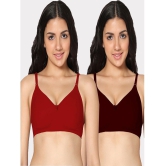 IN CARE LINGERIE - Multicolor Cotton Non Padded Women's T-Shirt Bra ( Pack of 2 ) - None