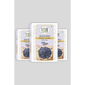 Future Foods Black Rice | Protein Rich | Rich in Antioxidants | All Natural | Aromatic & Unpolished | Natural Detoxifier & Fiber Source | Prevents the Risk of Diabetes & Obesity | 450g (Pack of 3)