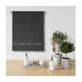 URBAN MAGIC - Cotton Grey Melange Solid Bath Towel ( 67x140 ) cm Below 300 -GSM ( Pack of 1 ) - Grey Melange