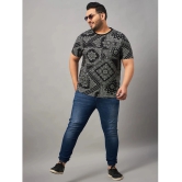 AUSTIVO Cotton Blend Regular Fit Printed Half Sleeves Mens T-Shirt - Multicolor ( Pack of 1 ) - None