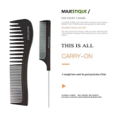 Majestique Hair Brush Set 4Pcs Detangling Brush Wideteeth And Tail Comb Suit For Women Men & Kids