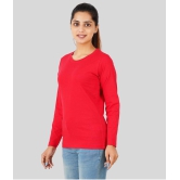 ferocious - Red Cotton Regular Fit Women's T-Shirt ( Pack of 1 ) - None