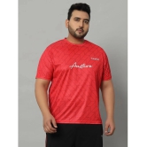 AUSTIVO Red Polyester Regular Fit Mens Sports T-Shirt ( Pack of 1 ) - None