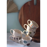 Set of 6 Brew & Bloom Mugs (for the price of 5)