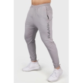 Fuaark Light Grey Nylon Mens Sports Joggers ( Pack of 1 ) - None