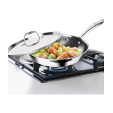 Milton Pro Cook Triply Stainless Steel Fry Pan with Lid, 20 cm / 1.2 Litre