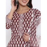 KIPEK Cotton Kurti With Palazzo - Stitched Suit Single - M