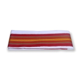 Abhikram - Cotton Bath Towel ( Pack of 1 ) - Red - Red