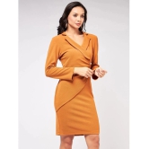 Zima Leto - Mustard Polyester Womens Shift Dress ( Pack of 1 ) - None