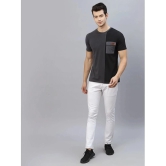 Rigo Cotton Slim Fit Colorblock Half Sleeves Mens T-Shirt - Grey ( Pack of 1 ) - None