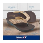 Aerowalk Gold Womens Leather Slipper - None