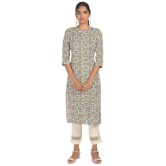 Karigari - Straight Cotton Blend Multicolor Women's Kurti ( Pack of 1 ) - None