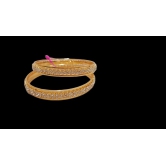 1 gm  Gold Plated Diamond Bangles Set of 2