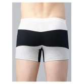 IC4 - Multicolor Cotton Blend Men's Trunks ( Pack of 2 ) - L