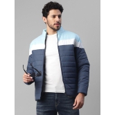 UrbanMark Men Regular Fit Men Quilted Jacket-Navy Blue - None