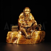 Artarium Car Dashboard Resin Ramayani Hanuman Idol Home Decor Item Ramayani Hanuman Murti Statue for Gift (Pack-1) Height 3.14 inch