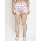 Wolfpack Women Pink Printed Shorts-M