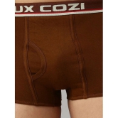 Lux Cozi - Multicolor Cotton Blend Mens Trunks ( Pack of 3 ) - None