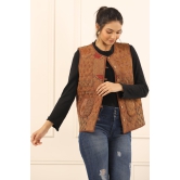 Printed women quilted  jacket-3XL