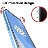 Winble OnePlus 7T Back Cover Case Camera Protection Transparent