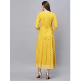 Stylum - Mustard Rayon Womens Flared Kurti ( Pack of 1 ) - None