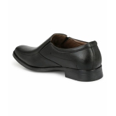 Sir Corbett Slip On Non-Leather Black Formal Shoes - None