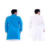 DESHBANDHU DBK Multi Cotton Kurta Pack of 2 - None