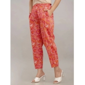 Frionkandy Peach Printed Pant Top Set - None