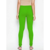 Women Black & Green Pack of 2 Solid Churidar-Length Leggings