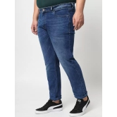 Men Slim Mid Rise Blue Jeans