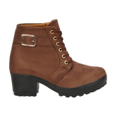 Commander - Brown Women''s Ankle Length Boots - None