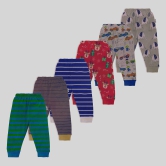 NammaBaby - Cotton Blend Multi Boys Trackpant ( Pack of 6 ) - None