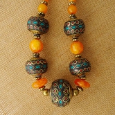 Tibetan Beaded Boho Handcrafted Necklace