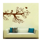 Decor Villa Bird Flying On Tree Wall PVC Wall Stickers