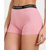 Young trendz Women Boy Short Pink Panty-S / Pink