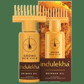 Indulekha Bringha Oil, Reduces Hair Fall And Grows New Hair, 100% Ayurvedic Oil, 50 Ml