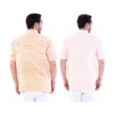 DESHBANDHU DBK - Muticolor Cotton Mens Regular Kurta ( Pack of 2 ) - None