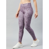 C9 Airwear - Purple Polyester Slim Fit Womens Sports Tights ( Pack of 1 ) - None