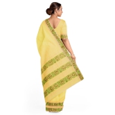 Handloom Cotton Silk Saree Yellow