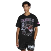 Melo Iridescent Hornets Mens Oversized Fit Basketball Tee